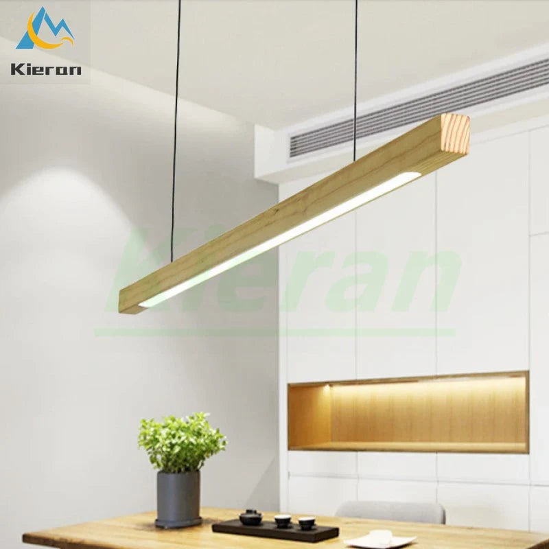 Afralia™ Wood Pendant Lights - Modern Dining Room Hanging Lamps