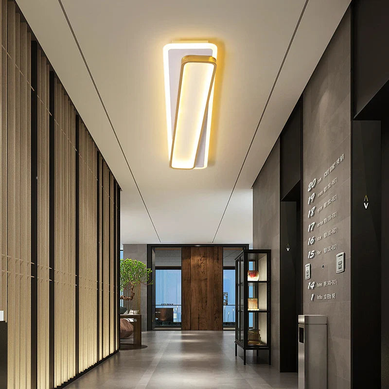 Afralia™ Slim Strip LED Ceiling Light for Entryway, Corridor, and Study