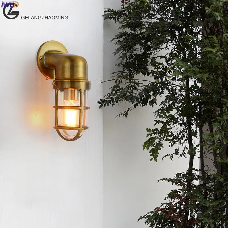 Afralia™ Outdoor Aluminum LED Wall Light for Stair, Balcony & Garden