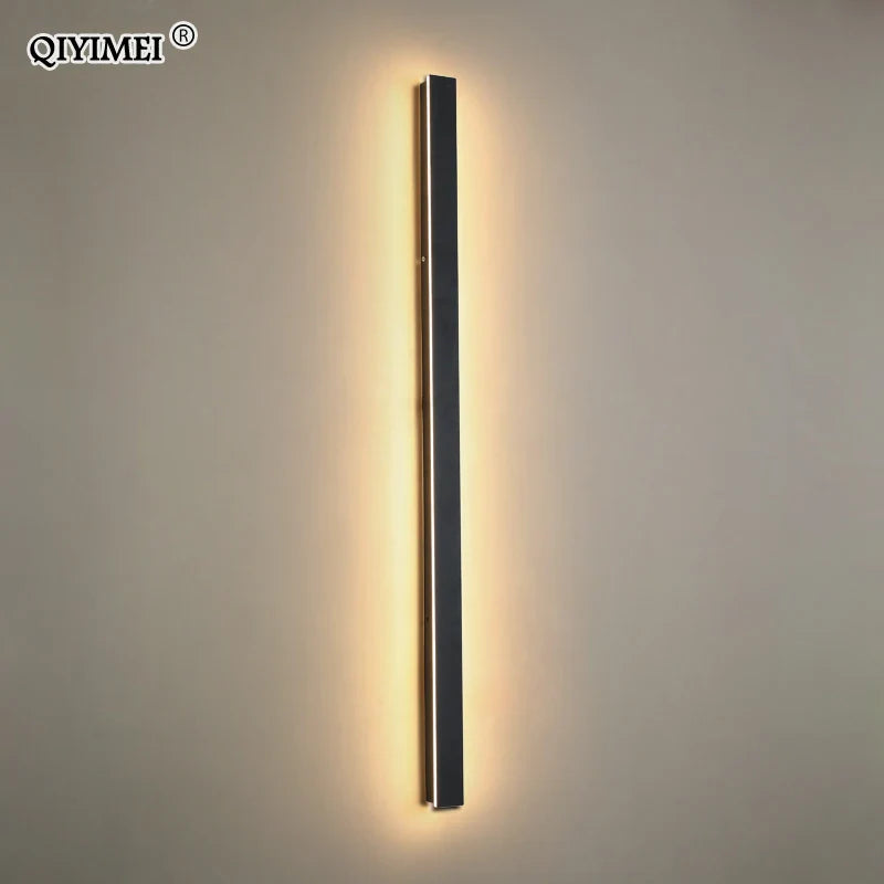 Afralia™ LED Porch Lights | Modern Outdoor Black Lamps for Living Room & Bedroom