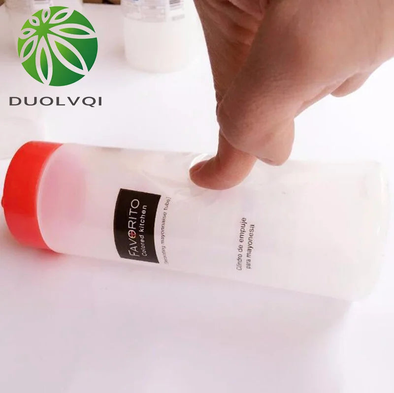 Afralia™ Silicone Squeeze Bottle 4 Holes Cake Decoration Tools for Kitchen