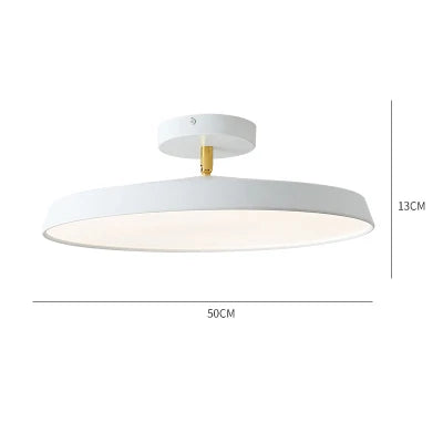 Afralia™ Nordica Dimmable LED Ceiling Light, Modern Round Aluminum Designer Lamp