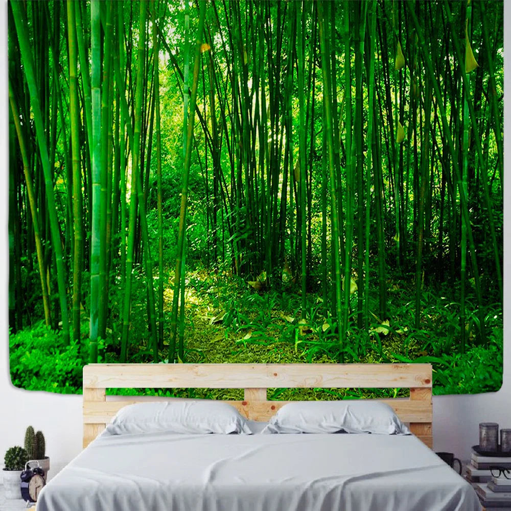 Afralia™ Natural Forest Mandala Wall Tapestry - Bohemian Wall Art Decor