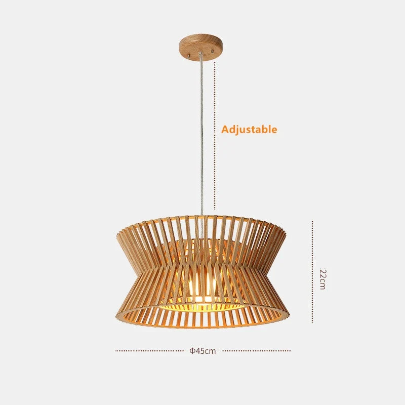 Afralia™ Solid Wood Chandelier - North European Style Indoor Lighting