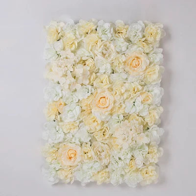 Afralia™ Silk Rose Flower Wall Wedding Christmas Decoration Silk Hydrangea Backdrop