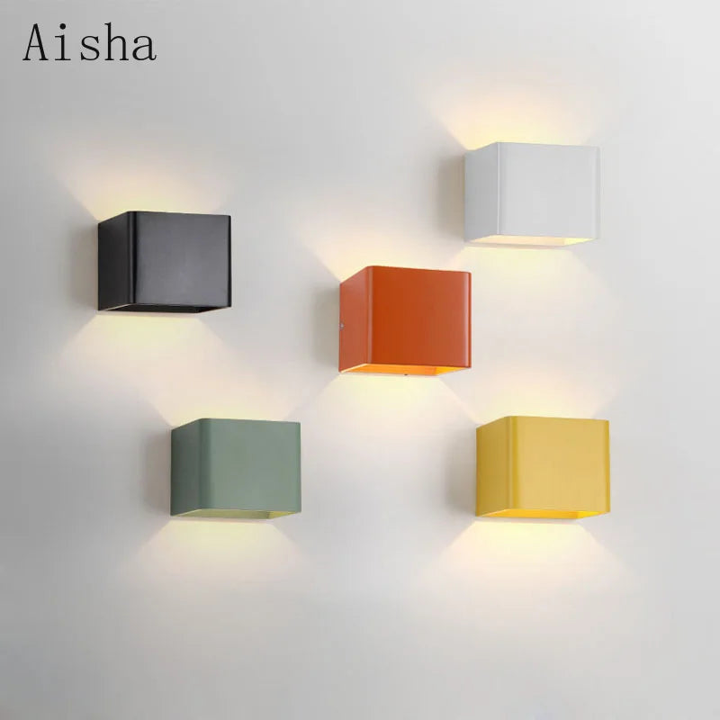 Afralia™ Modern LED Wall Lamp for Stylish Interior Lighting