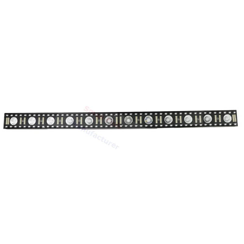 Afralia™ 12X5W LED Wall Wash Bar Light: DMX Line Bar Dj Lighting Strobe Beam Effect