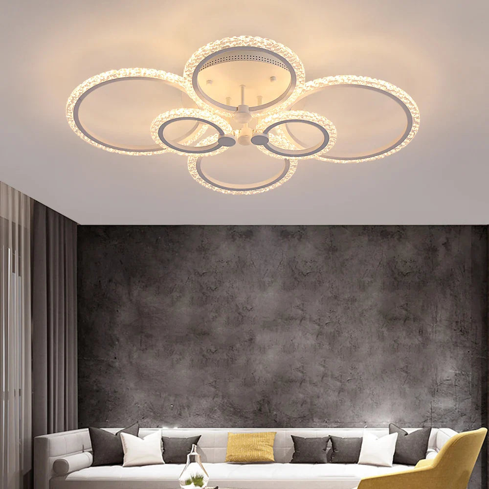 Afralia™ Nordic Bubble Acrylic LED Ceiling Light Chandelier | Minimalist Home Decor Indoor Lighting