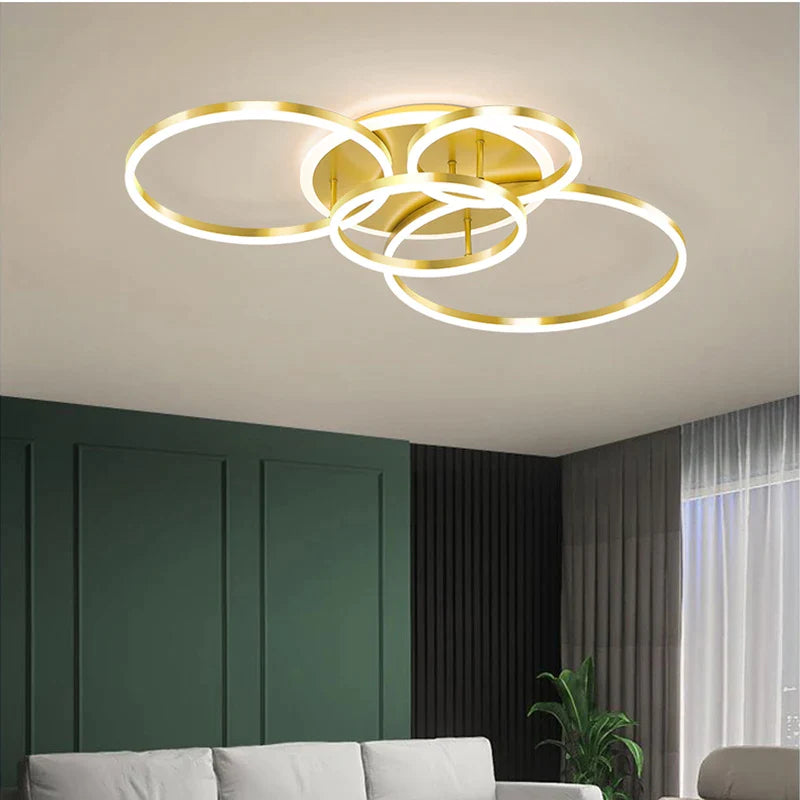 Aftralia™ LED Ceiling Lamp for Modern Living Room Decor & Indoor Lighting