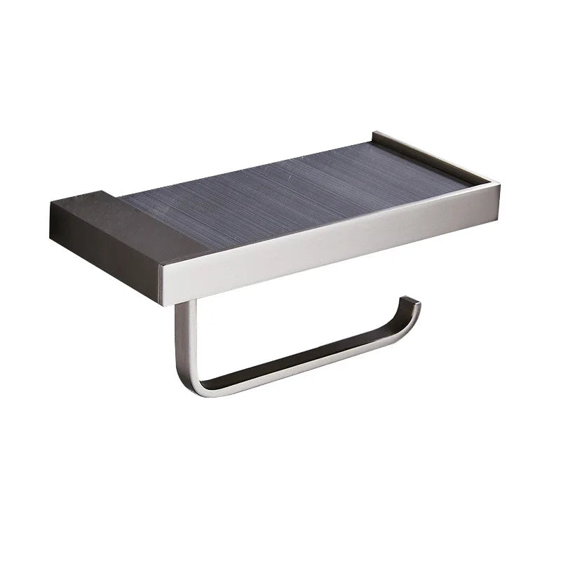Afralia™ Brass Toilet Paper Holder Gold Finish Tissue Box Rack for Bathroom
