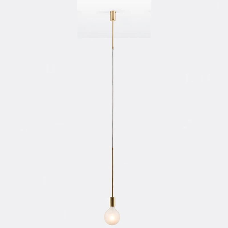 Afralia™ Black Rose Gold Long Tube Chandelier | Nordic Design for Cafe, Bar & Restaurant
