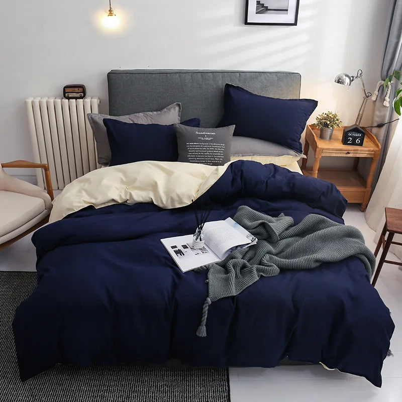 Afralia™ Light Gray Luxury Duvet Cover Set with Sheet Pillowcases