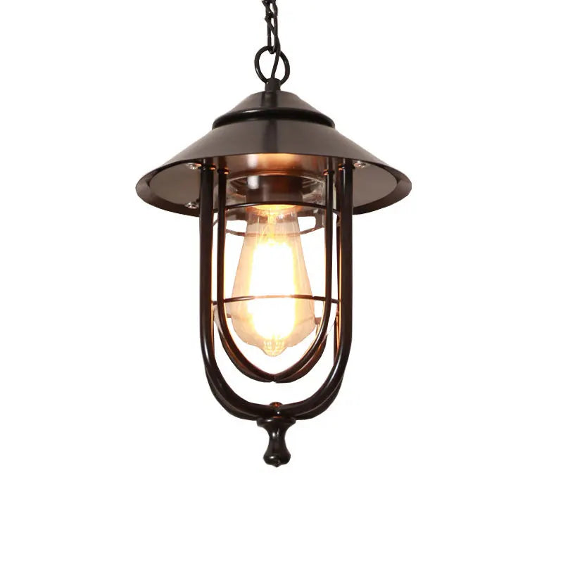 Afralia™ Vintage Chandelier Outdoor Light Glass Lamp for Garden, Courtyard, or Balcony