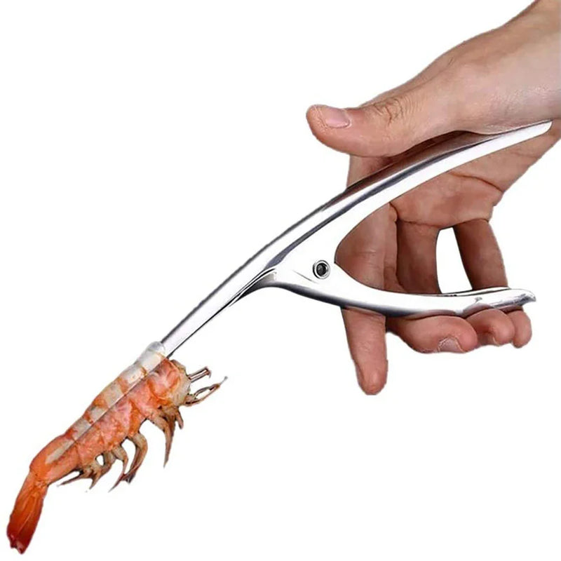 Afralia™ Stainless Steel Shrimp Peeler Deveiner Tool Kitchen Seafood Cleaner