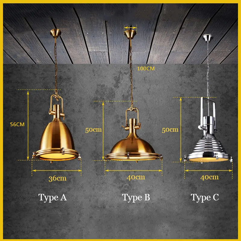 Afralia™ Retro Loft Adjustable Pendant Chandelier for Dining Room Office Bar Club Pub