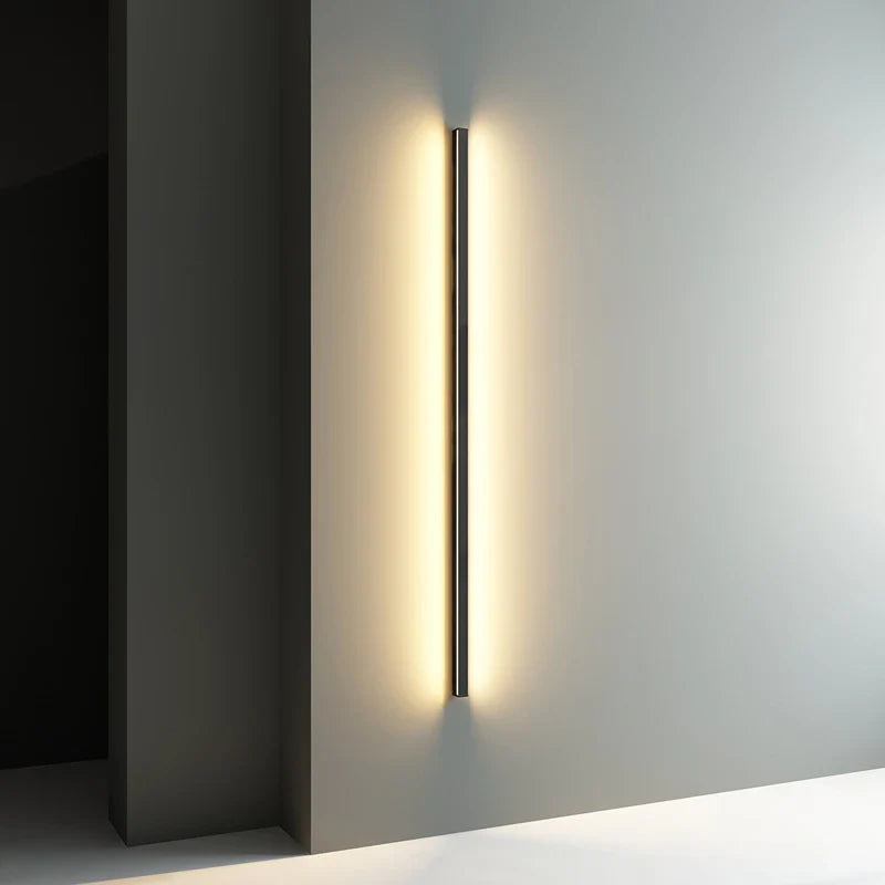 Afralia™ Long Strip LED Wall Lamp for Modern Nordic Style Living Room Bedroom Lighting