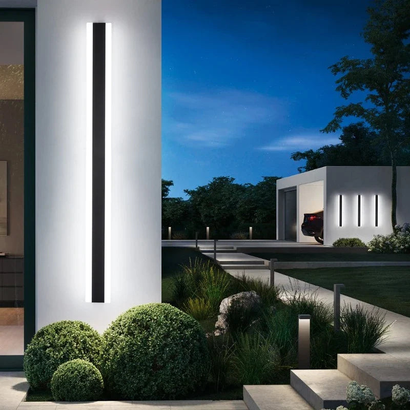 Afralia™ Stainless Steel Light-Control Wall Lamp, Outdoor IP65, Modern Design