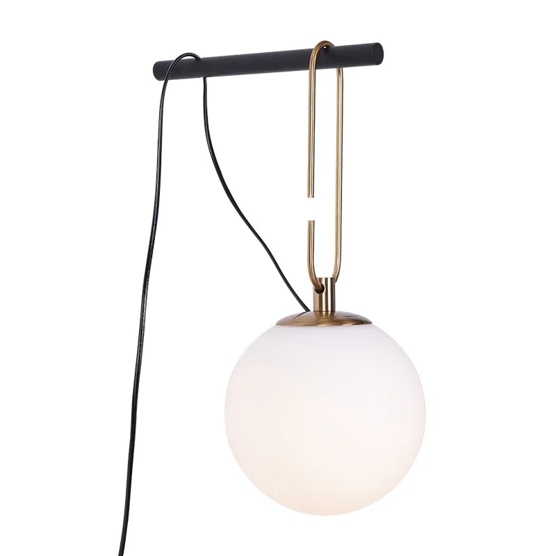 Afralia™ Glass Ball Pendant Light for Bedroom Bar Cafe Decor - Multi-Light Post-Modern Glass Lighting