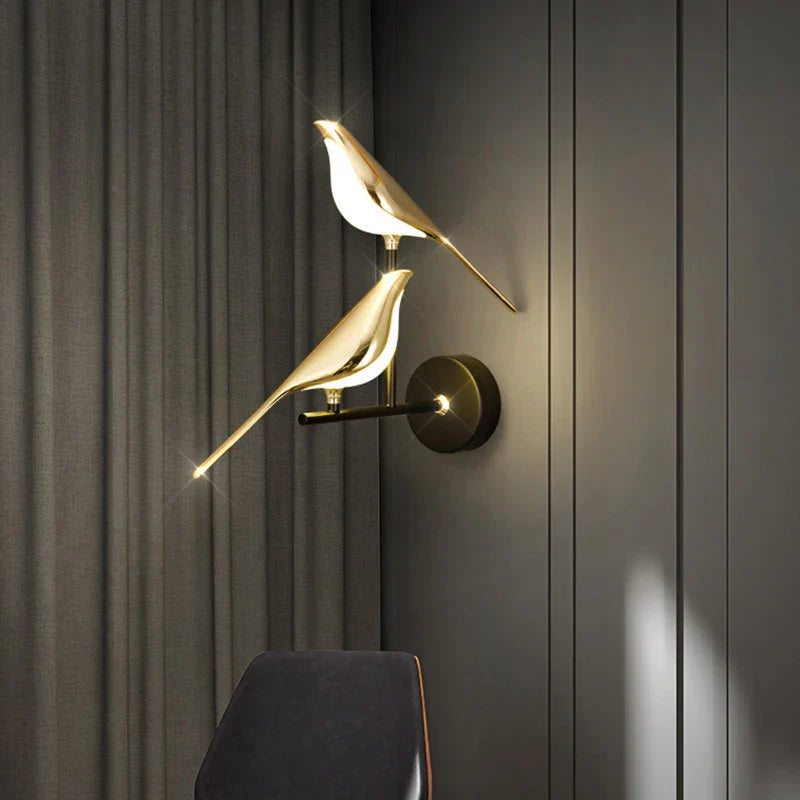 Afralia™ Magpie Bird LED Wall Lamp Modern Simplicity Sconce Light for Home Indoor Lighting