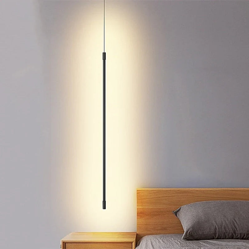 Afralia™ Minimalist LED Pendant Light for Bedroom and Living Room