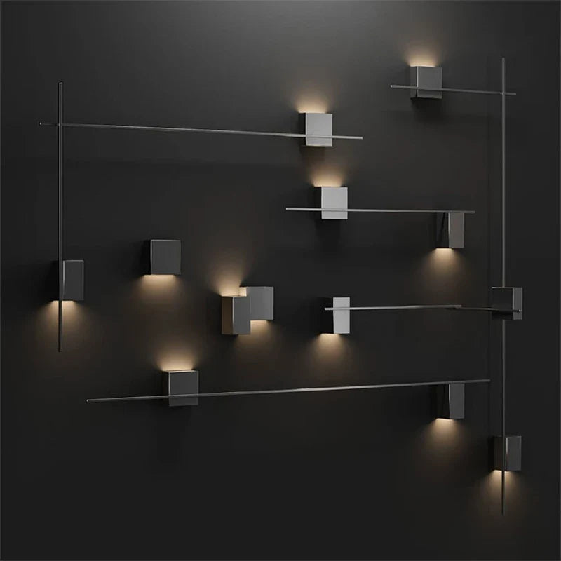 Nordic Modern Minimalist Wall Light by Afralia™ for Living Room Staircase Decor