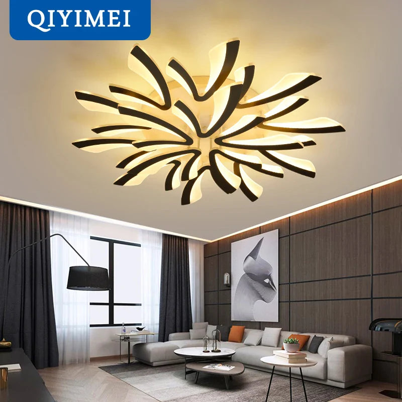 Afralia™ LED Ceiling Lights Modern Acrylic Luminaria Lampada for Home Indoor Lighting