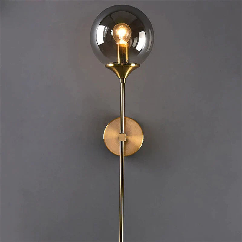 Afralia™ Modern Glass LED Wall Lamp for Living Room, Bedroom, Corridor, Dining Room.