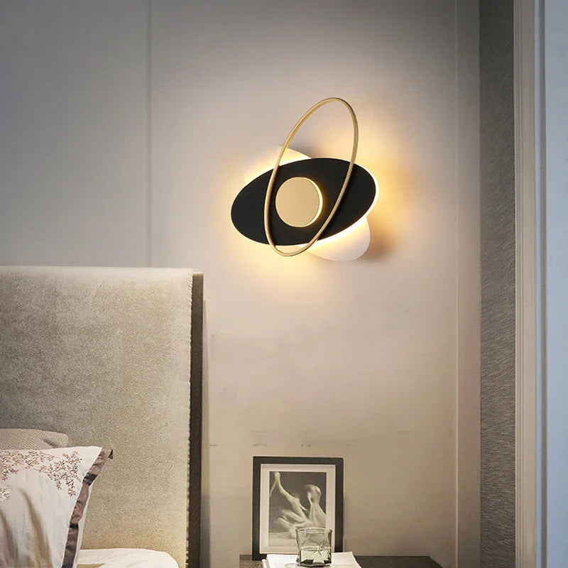 Afralia™ Acrylic Wall Sconce Light for Living Room Bedroom Hotel Aisle Lighting