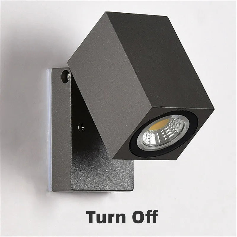 Afralia™ Outdoor LED Wall Lamp Adjustable Sconce GU10 Waterproof IP65 Garden Lighting