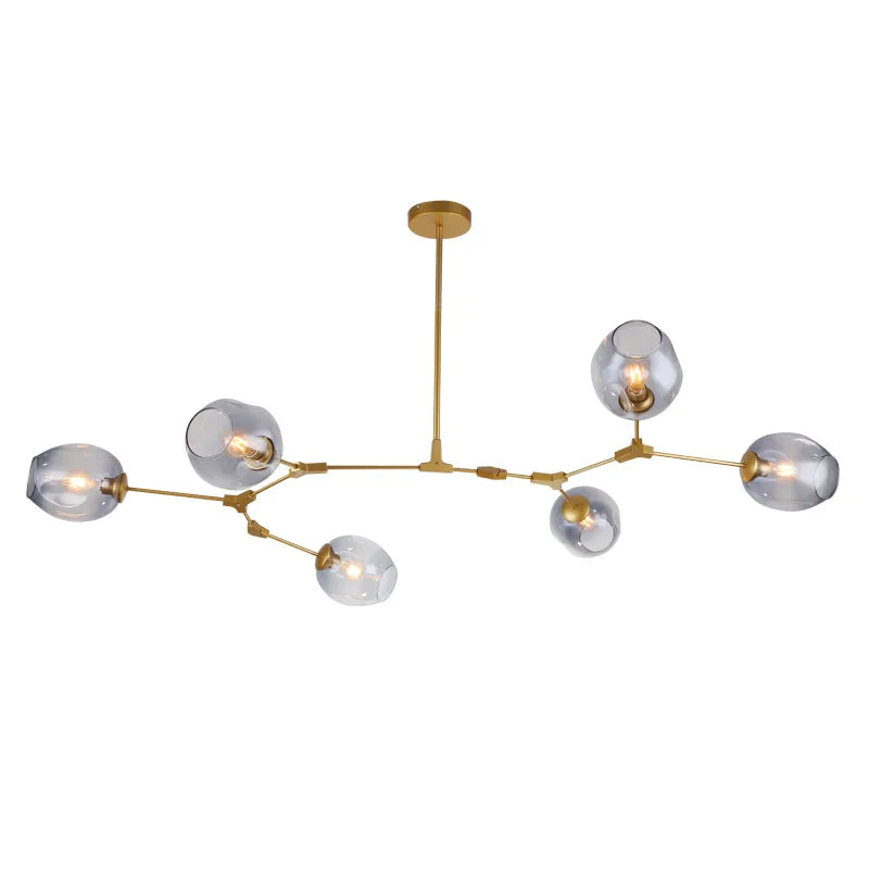 Afralia™ Molecular Glass Pendant Light: Modern Nordic Dining Room Kitchen Hanging Lamp