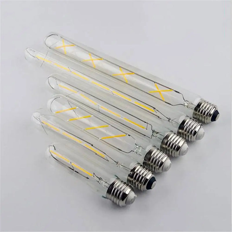 Afralia™ Vintage Filament LED Tubular Bulb in Various Wattages E27 Industrial Retro Light