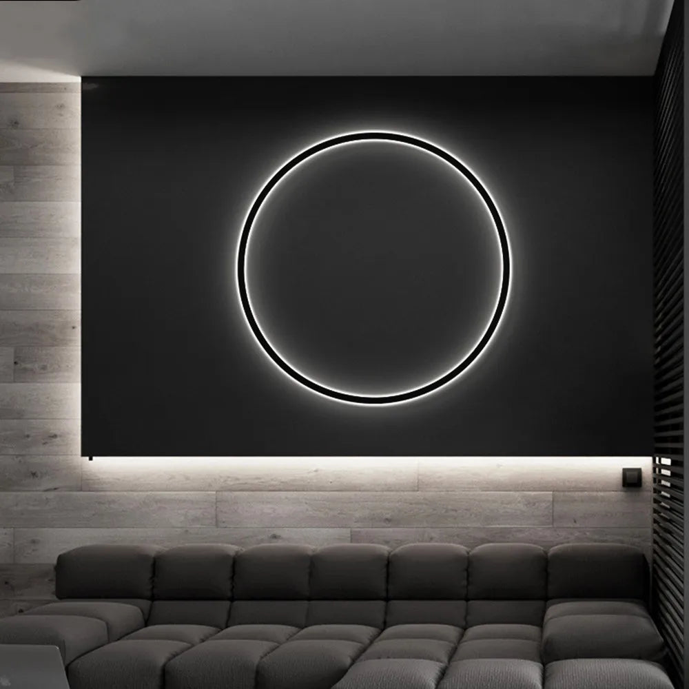 Afralia™ Nordic Round LED Wall Light: Modern Minimalist Design for Home Interior Decor