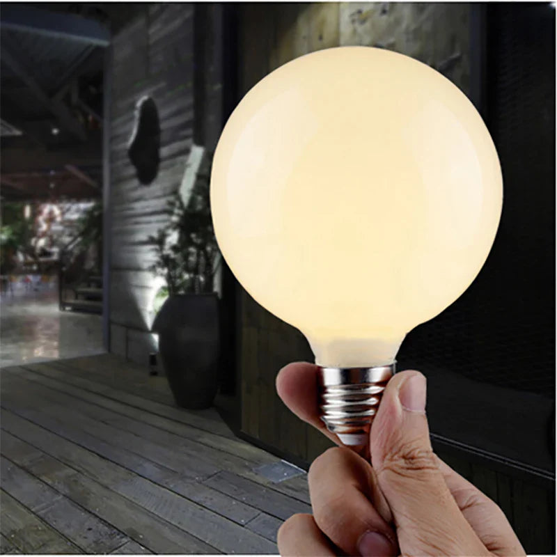 Afralia™ Vintage LED Bulbs E27 G80 G95 G125 Retro Filament Light Glass Antique Lamp