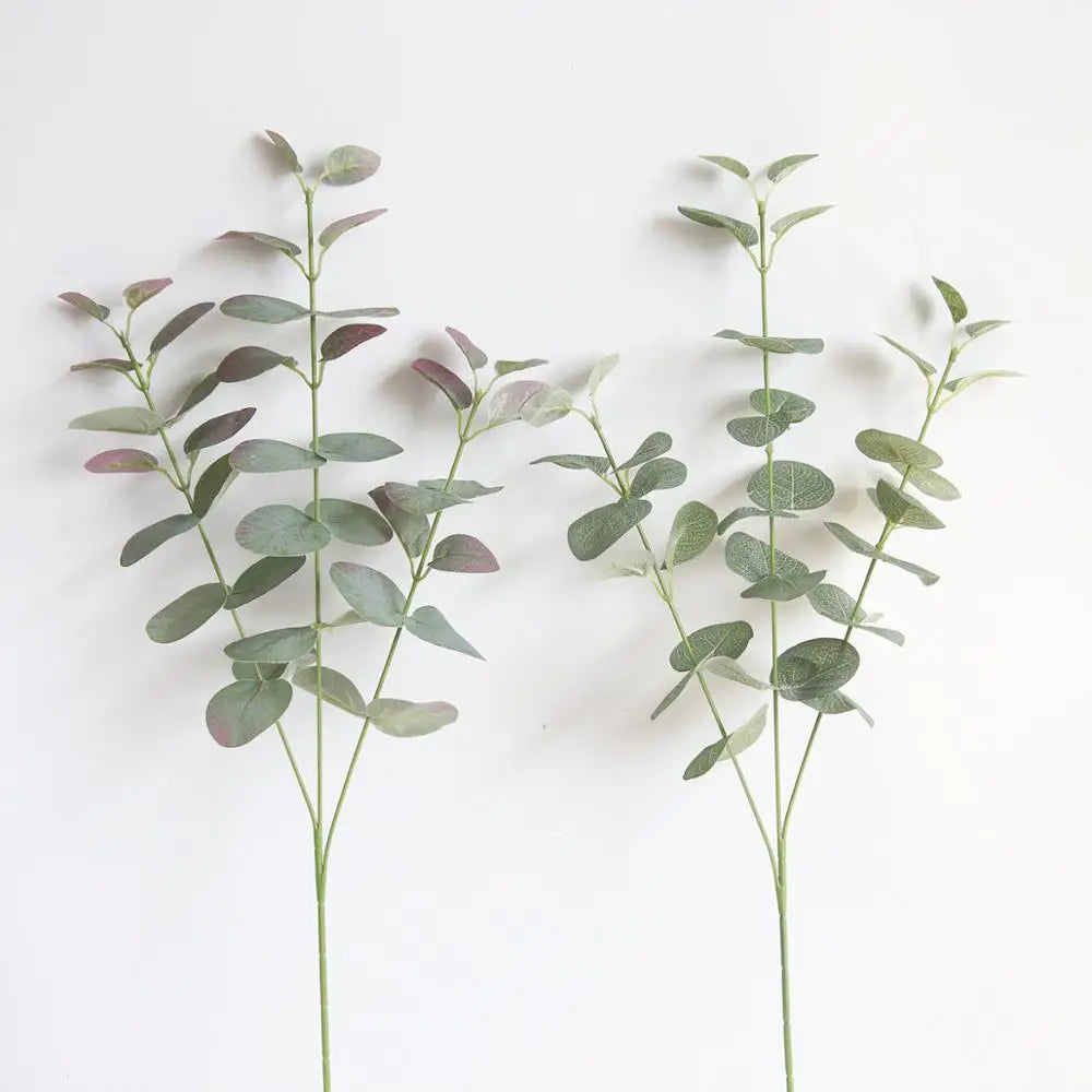Afralia™ Large Eucalyptus Artificial Leaves Wall Decor for Home Shop Garden Party