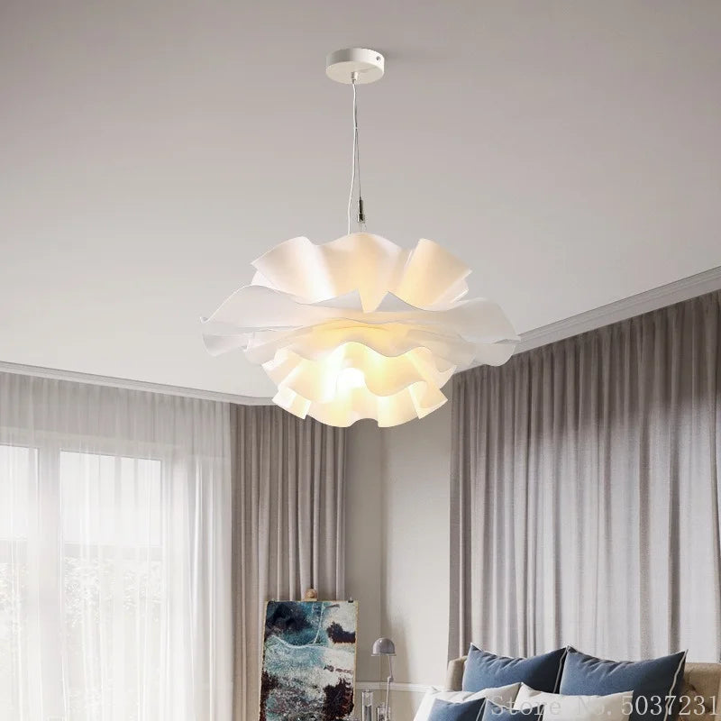 Afralia™ Nordic Flower Chandelier Lights for Bedroom and Dining Room Decor