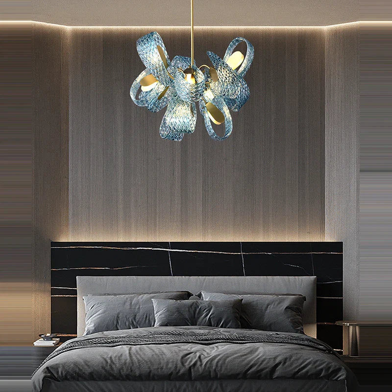 Afralia™ G9 LED Copper Pendant Light for Foyer & Dining Room