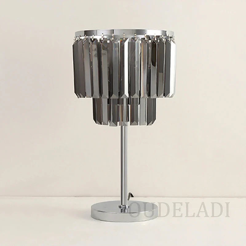 Afralia™ Crystal Table Lamps: Modern Warm Living Room Study Desk Decor Fixtures