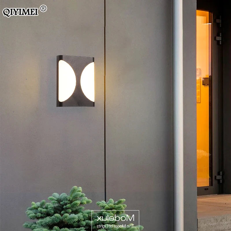 Afralia™ LED Outdoor Wall Sconce Light for Courtyard Patio Garden Front Door