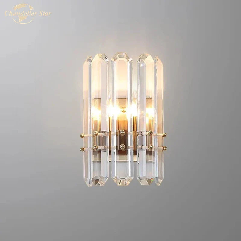 Afralia™ Crystal Nordic Wall Sconce - Vintage Loft Lighting
