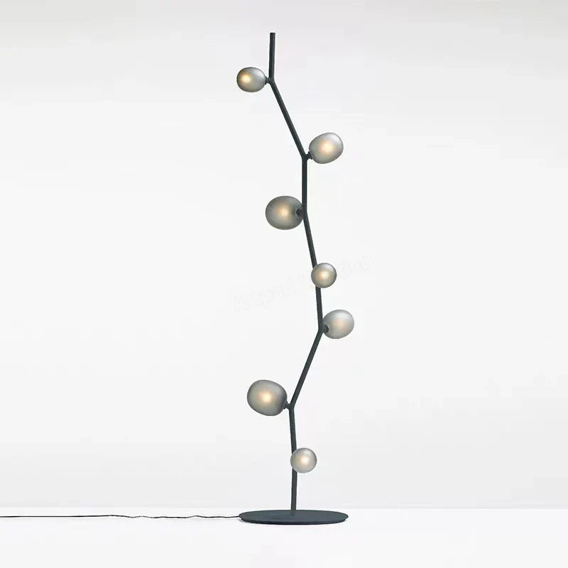 Afralia™ Nordic Modern Floor Lamp with G9 LED Bulb for Living Room and Bedroom