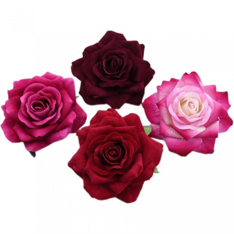 Afralia™ Silk Roses Heads: 10PCS High Quality DIY Flowers for Home Decoration and Wedding