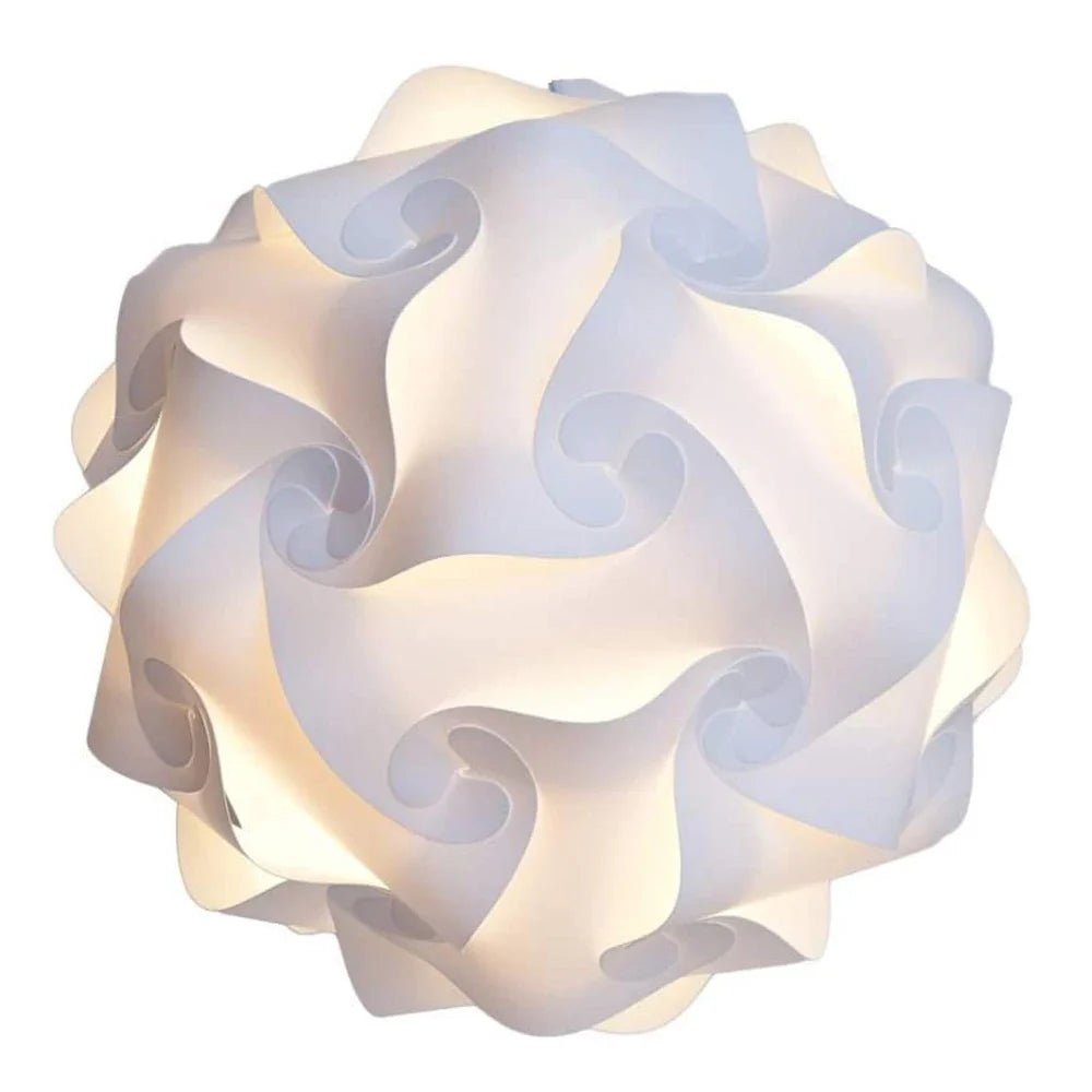 Afralia™ Modern Nordic Puzzle Lampshade Pendant Light Fixture