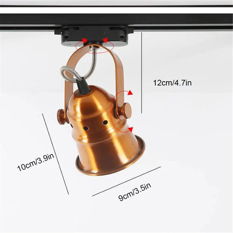 Afralia™ GU10 LED Track Light: Replaceable Spotlight for Home Track Rail Lighting