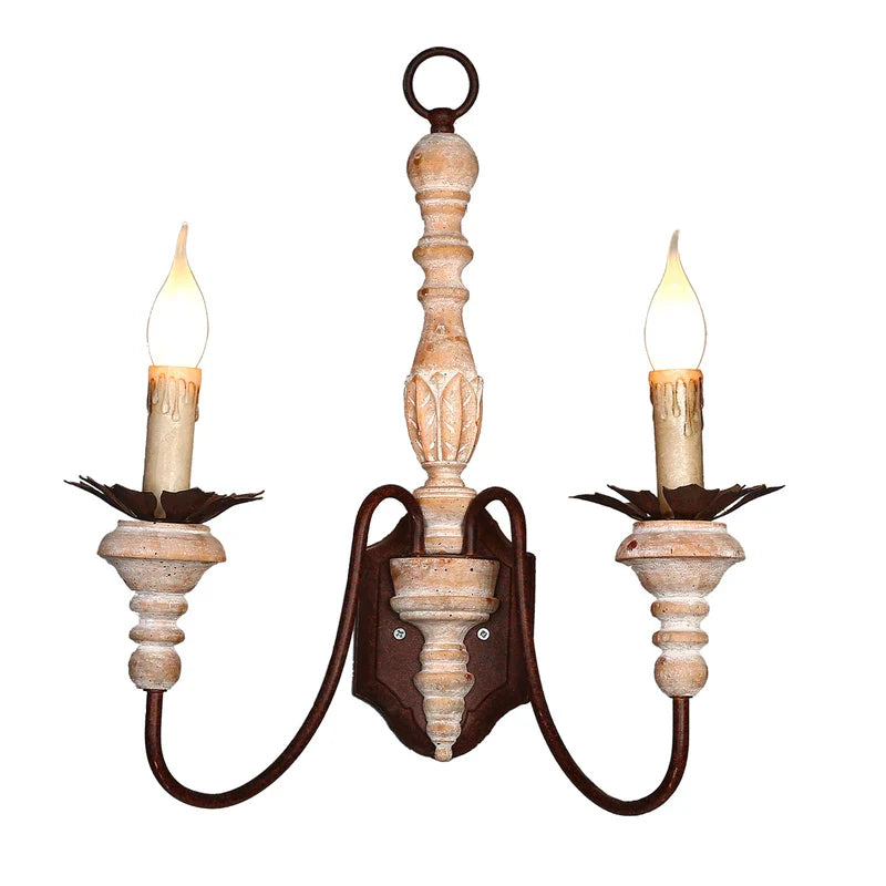 Afralia™ French Country Rustic Wall Sconces Light Antique Retro Wall Lamps