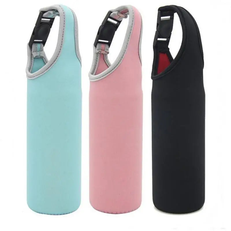 Afralia™ Neoprene Bottle Covers Set for Outdoor Activities (Blue Pink Black)
