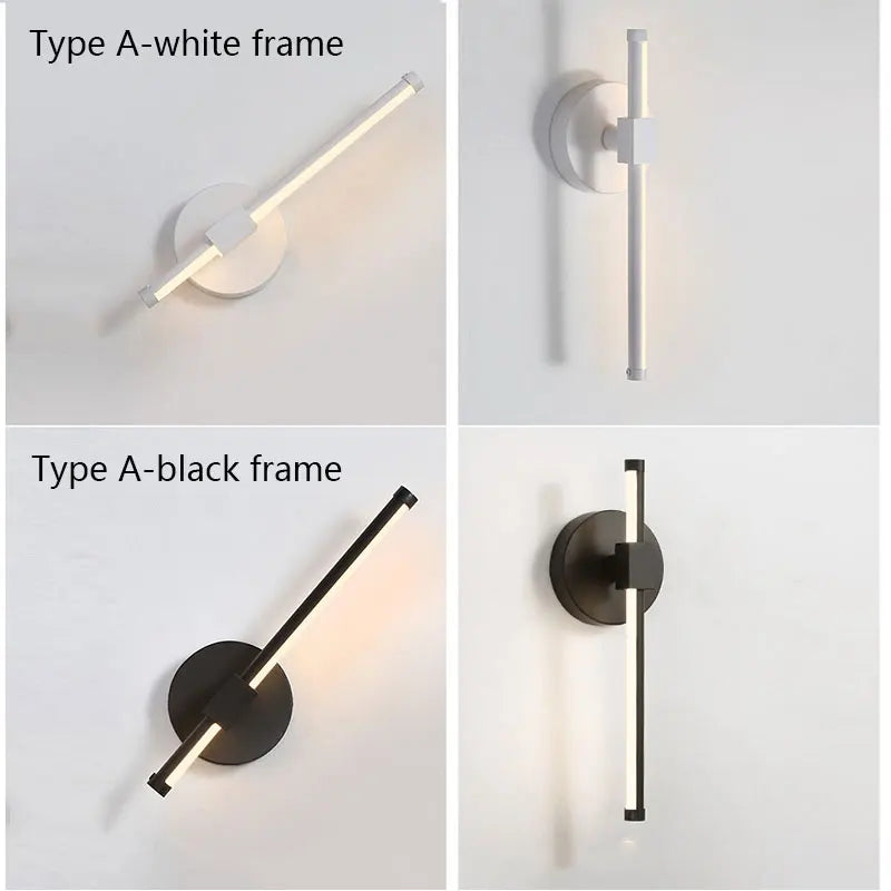 Afralia™ Modern LED Wall Sconce Light for Bedroom Living Room Kitchen