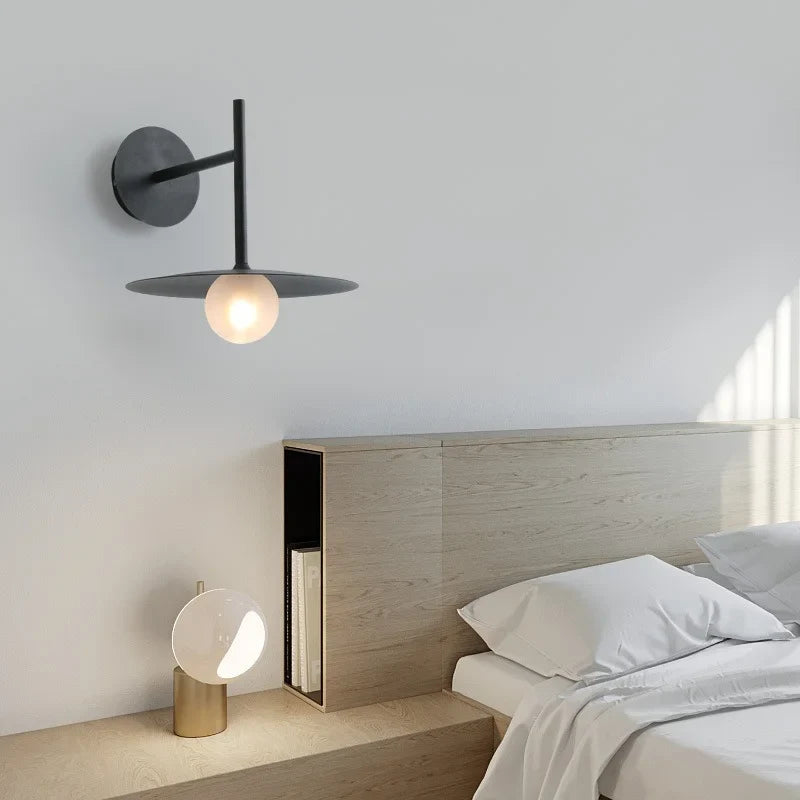 Afralia™ Glass Ball Wall Lamp: Scandinavian Magic Bean Minimalism for Home Decor, Bedroom, Hallway