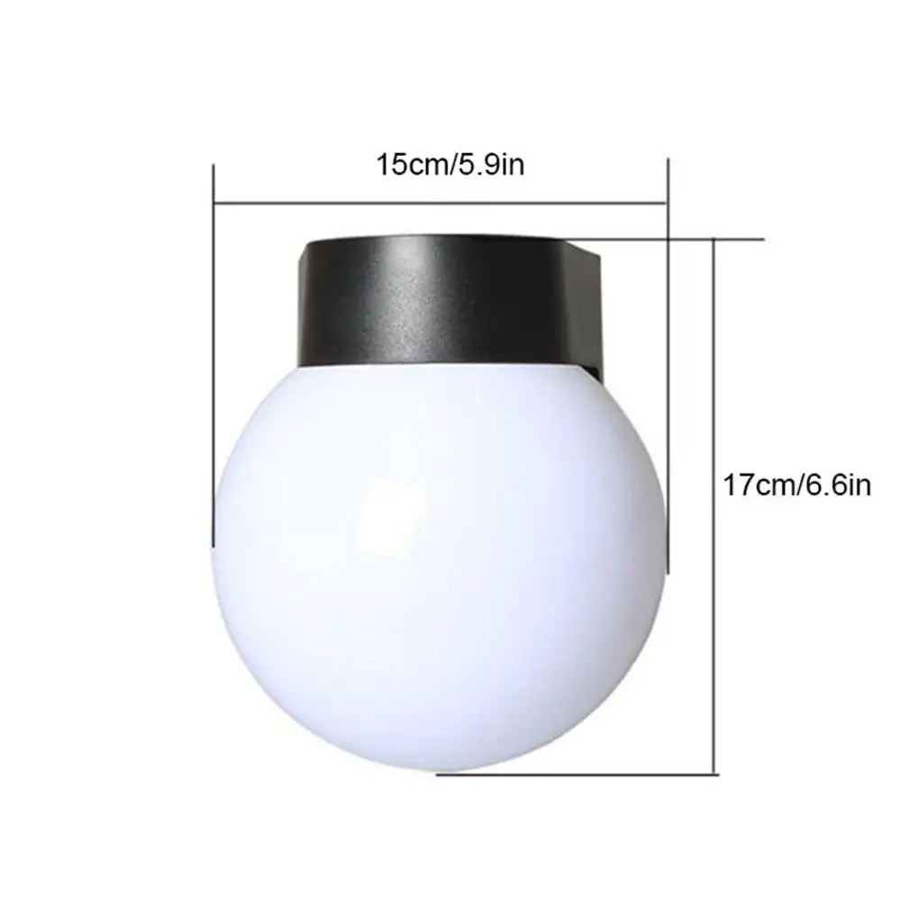 Afralia™ Vintage Acrylic Outdoor Wall Lamp for Garden and Balcony