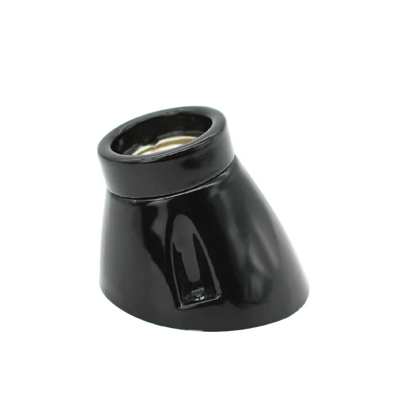 Afralia™ Ceramic E27 Lamp Bulb Holder Base, Table Ceiling Fitting Socket Lampholder