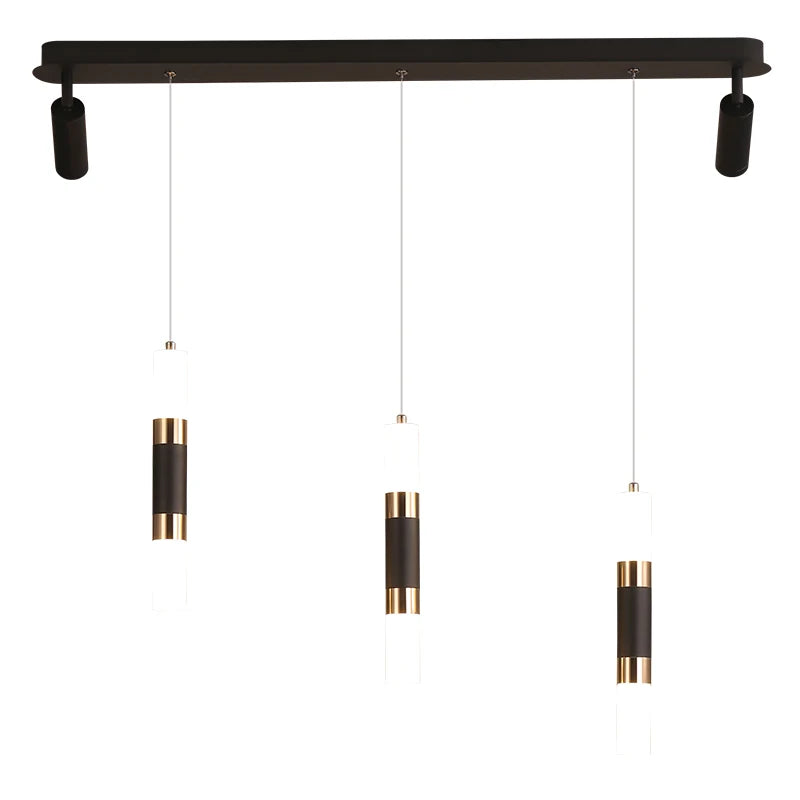 Afralia™ Modern LED Chandelier Spotlight for Dining & Living Room, Dimmable Nordic Chandelier